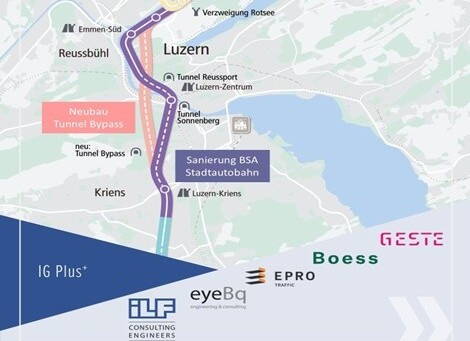 Zuschlag Bypass Luzern - Wir planen die BSA Die Region Luzern steht vor einem der bedeutendsten Infrastrukturprojekte der kommenden Jahrzehnte: dem Bypass Luzern. Die Ingenieurgemeinschaft Plus+, der auch Boess Engineering angehört, erhielt den Zuschlag für die Planung der Betriebs- und Sicherheitsausrüstung (BSA). Ein Generationenprojekt bis 2041 – komplex, anspruchsvoll und schweizweit bedeutend.